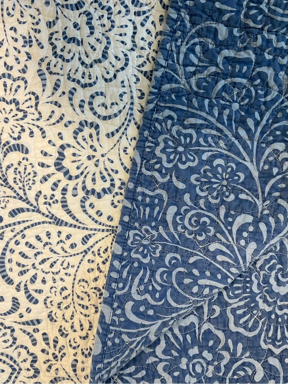 Charter Club Painted Floral Cotton Quilt - Twin